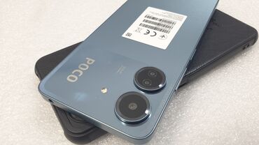 Samsung: Poco C65, Б/у, 128 ГБ, цвет - Синий, 2 SIM
