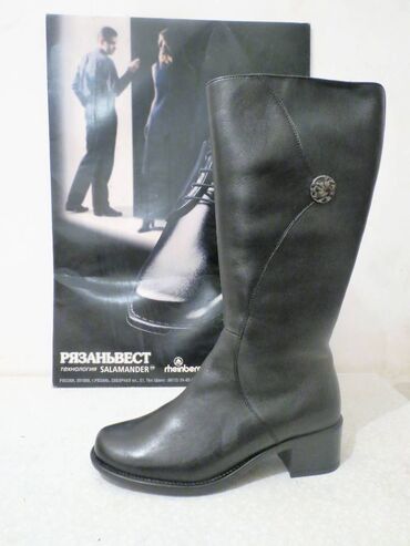 Çəkmələr: Ölçü: 39.5, rəng - Qara, Yeni — 3