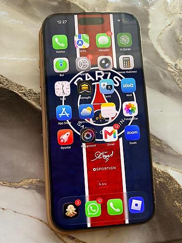 IPhone 15 Pro, White Titanium, Simsiz şarj lalafo.az -da IPhone 15 Pro, White Titanium, Simsiz şarj