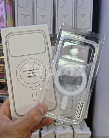 iphone 8 plus korpus: Məhsul: iPhone 17 Pro üçün şəffaf maqnitli örtük (Clear Case