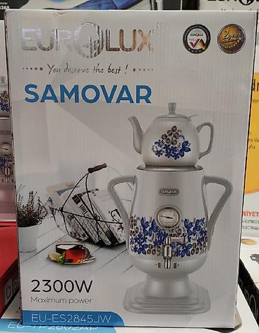 elektrik samavar: Samovar elektrik samovar Eurolux 4 litr tutumlu Paslanmaz iy tam — 4