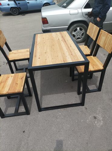 Кухонные столы и стулья: Кухонный стол и стул — 4