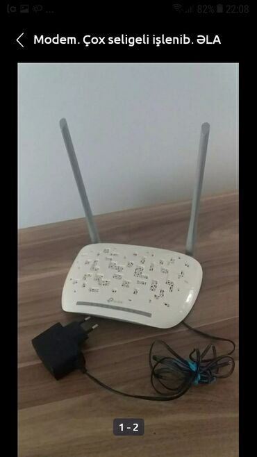 saz modem qiymətləri: Modem. Çox seligeli işlenib. ƏLA!!! veziyyetde. 40 manat