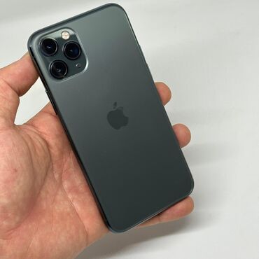 Apple iPhone: IPhone 11 Pro, Б/у, 256 ГБ, Jet Black, Защитное стекло, Чехол, 76 %