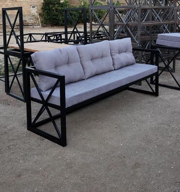 Masa və oturacaq dəstləri: Qonaq otağı üçün, Yeni, Açılmayan, Kvadrat masa, 4 stul — 7