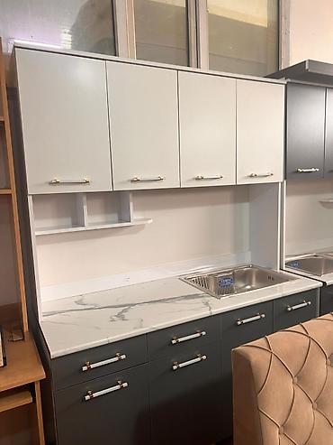 silver kitchen: Кухонный гарнитур, Новый, ДСП, Бесплатная доставка — 4