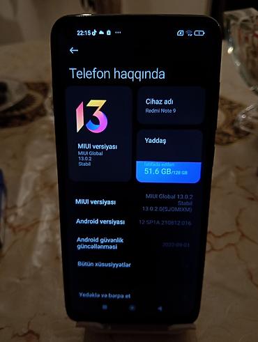 gen: Redmi Note 9, 128 GB, rəng - Boz, İki sim kartlı — 4