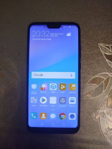 Huawei: Huawei P20 Lite, 4 GB, rəng - Göy, Barmaq izi