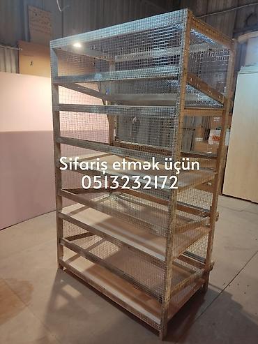 Qəfəslər: Taxta brooder/qəfəs-kamera (istixana tipli qutu) - Material — 37