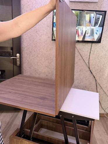 mebel sifarisi: Kvadrat masa, Transformer, Təkərsiz, Teksturalı laminat — 4