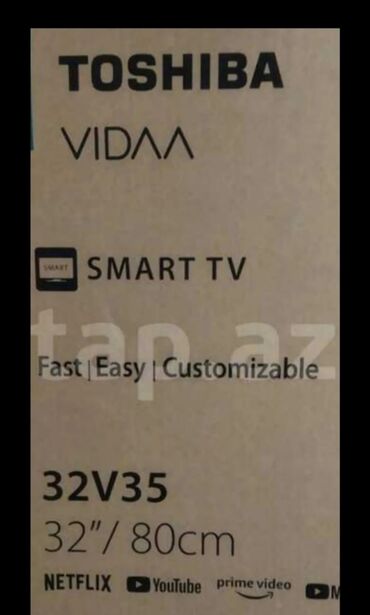 smart tv 82: Yeni Televizor Toshiba 32" Ünvandan götürmə