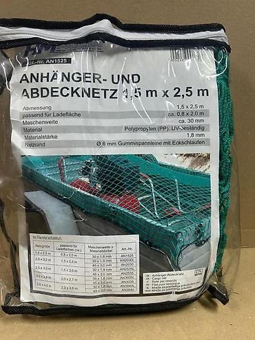 Oprema za kampovanje: Mreža za prikolicu i prekrivanje tereta HM Müllner - Dimenzije mreže — 1