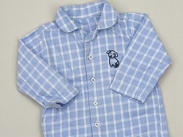 koszula flanelowa w krate: Bluzka, 3-6 m, stan - Bardzo dobry