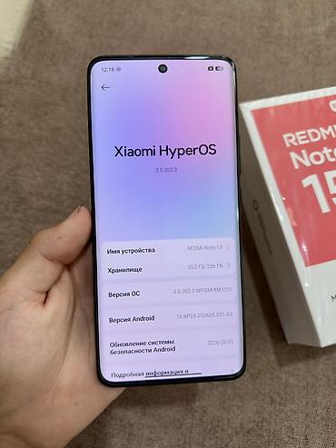 redmi k40 gaming: Redmi, Redmi Note 15, Б/у, 256 ГБ, цвет - Черный, 1 SIM, 2 SIM, eSIM — 3