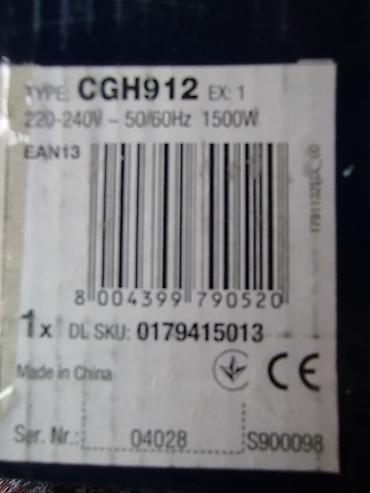 Техника и электроника: Delonghi CGH912 elektrikli kontakt qril və panini aparatı - Güc: 1500 — 3