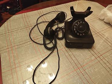 Fiksni telefoni: Stari retro fiksni Simens bakelitni telefon vintageRadi. Malo se — 19