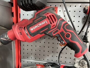 электроинструменты для работы с деревом: Дрель Worcraft с регулируемой скоростью и реверсом. Компактный корпус