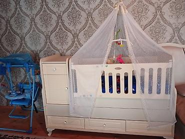 bursa home tekstil: Bələk/uşaq çarpayısı – kombinə edilmiş model - Rəng: krem-ağ - — 2