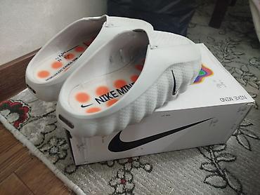 Босоножки, сандалии, шлепанцы: Мужские сандалии, 41, Nike, Новый, цвет - Белый, Самовывоз — 1