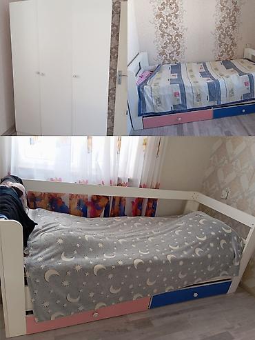 kravat setkasi: Uşaq/yataq otağı üçün mebel dəsti - Tək nəfərlik çarpayı: ağ — 1