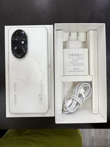 сотовый телефон fly ts112: Honor 200 Pro, 512 GB, rəng - Ağ, Düyməli, Sensor, Barmaq izi