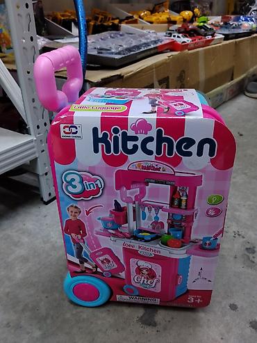 чемодан игрушка: Детский игровой набор «Kitchen» 3 в 1 в чемоданчике на колесиках. - — 1