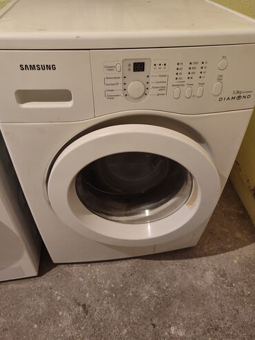 стиральная машина продам: Стиральная машина Samsung, Б/у, Автомат, До 5 кг, Компактная