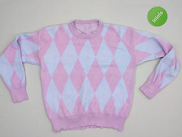 sweter geometryczny: Sweter damski, rozmiar XL — 2