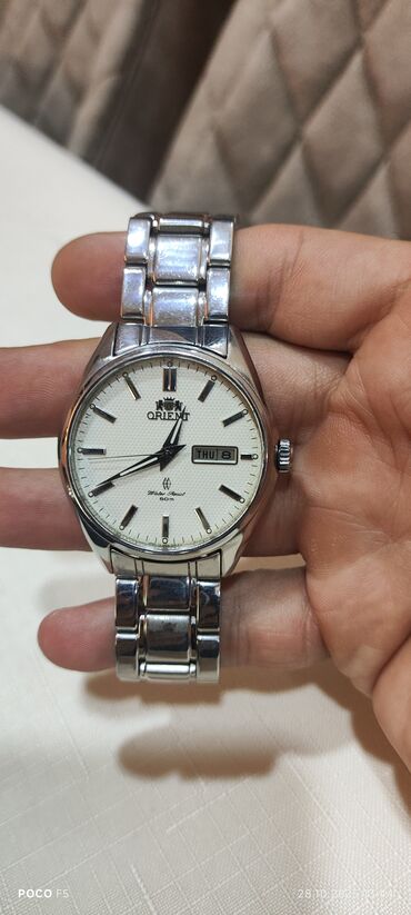 klassik koynekler: Наручные часы, Orient, цвет - Серебристый