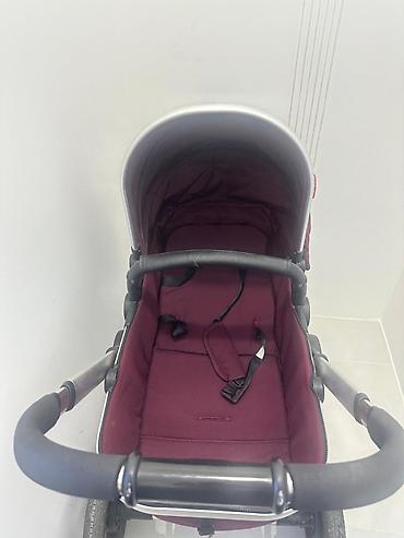 Коляски-колыбели: Uşaq arabası – FORBABY markası, dərin tünd-bordo rəng. Xüsusiyyətlər — 2
