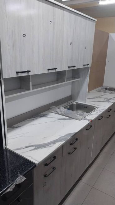 Кухонные гарнитуры: Кухонный гарнитур, Новый, цвет - Белый, ДСП, Платная доставка — 30