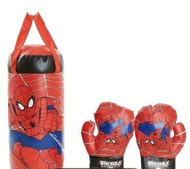 Hovuzlar: Uşaq boks dəsti – Spider‑Man dizaynlı Məhsulun tərkibi: - 1 ədəd