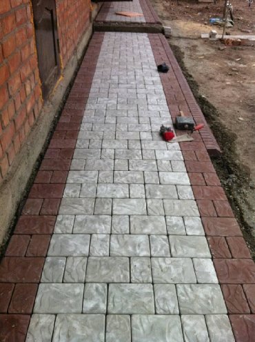 Евробрусчатка: Брусчатка, тротуарная плитка имитирующая натуральный камень. Премиум — 8