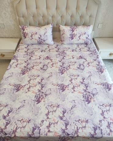 Комплекты постельного белья: Постельное бельё, 100% хлопок, Туркмения, постельное бельё — 45