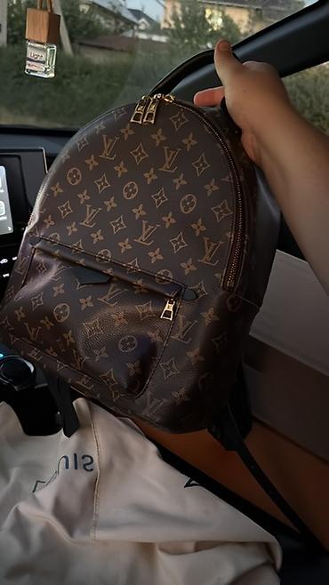 Рюкзаки: Рюкзак Louis Vuitton Monogram (коричневый) - Материал: фирменное — 1
