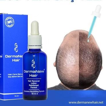 Kosmetika: Dermanew hair saç çıxaran serum ☑️1 ədəd serum 32Azn ☑️1 eded daraqla