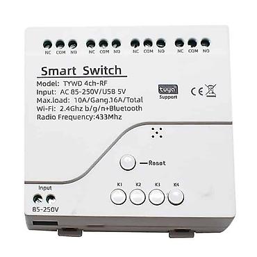 Digər biznes avadanlığı: Agıllı 4 kanallı Tuya kilidi Təsvir DIY Smart Switch, ağıllı həyatdan — 5