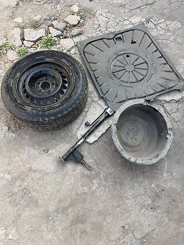 124: Запаска в сборе + комплект ниш для багажника на Мерседес 124 Состав — 1