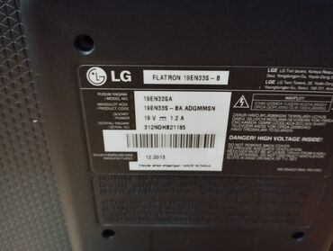 Monitorlar: Led Monitor LG Flatron Model: 19EN33S Ekran ölçüsü: 19 Wide Ekran — 9