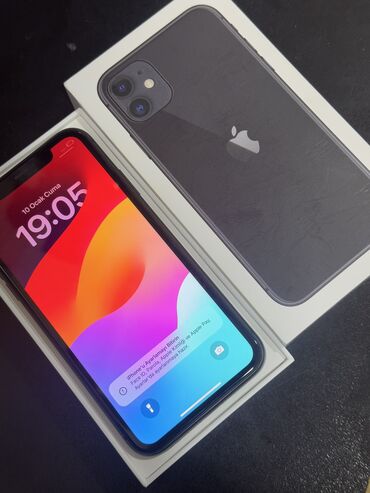 Apple iPhone: IPhone 11, 64 GB, Black Titanium, Face ID