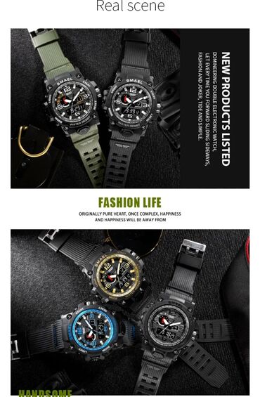 Qol saatları: Yeni, Qol saatı, rəng - Qara — 9