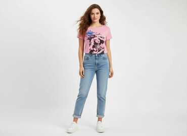 koszulka ultrace: Natural, T-shirt damski, rozmiar S
