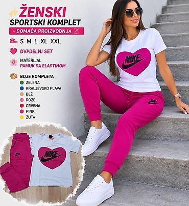obuca mona krusevac: Ženski komplet trenirka + majica kratkih rukava S M L XL 2XL ➡️ 2,100 — 1