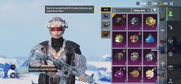 Qəlyan, vayp və aksesuarları: PUBG Mobile hesabı – zəngin inventar və nadir skinlər — 8