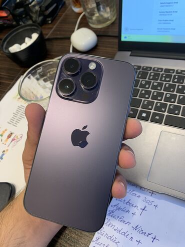 origimo opad 14 pro: IPhone 14 Pro, 128 ГБ, Deep Purple, Face ID