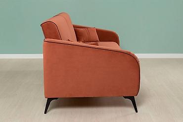 Угловые диваны: Диван прямой раскладной Ноэль, ТД 445 Терракотовый, Нижегородмебель и — 7