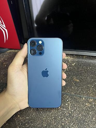 Apple iPhone: IPhone 12 Pro Max, Б/у, 256 ГБ, Pacific Blue, 81 % — 2