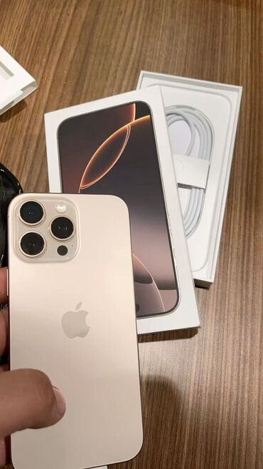 iphone 6 plus ikinci el: IPhone 16 Pro, 128 GB, Desert Titanium, Zəmanət