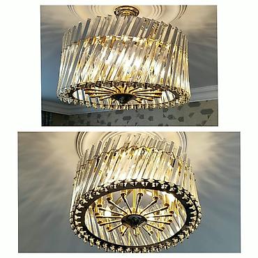 cuqun tavalar: Çılçıraq, 10 və daha çox lampa, Metal — 1