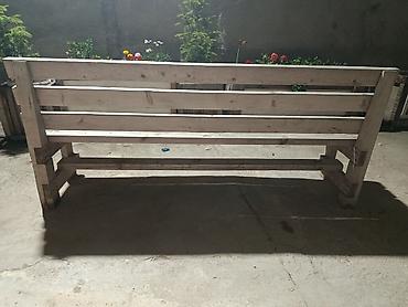 skamya satilir: Taxta bağ skamyası - Material: möhkəm taxta taxtalardan yığılmış iki — 3